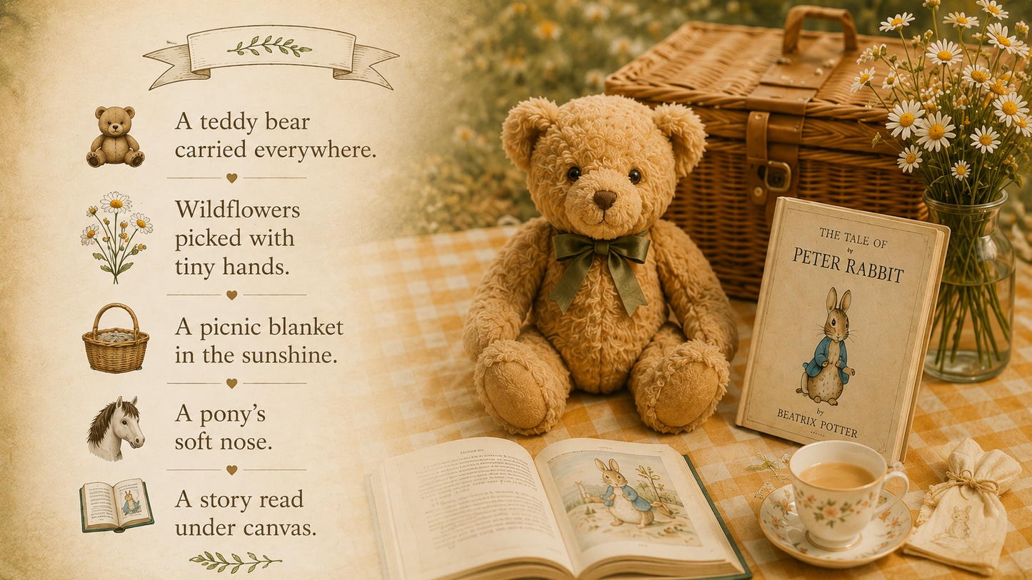 Teddy Bears Summer Picnic 💛 🧸✨