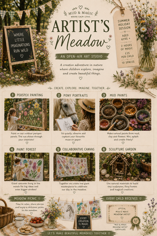 🎨 Artist’s Meadow | Summer Holiday Session (Ages 7+)