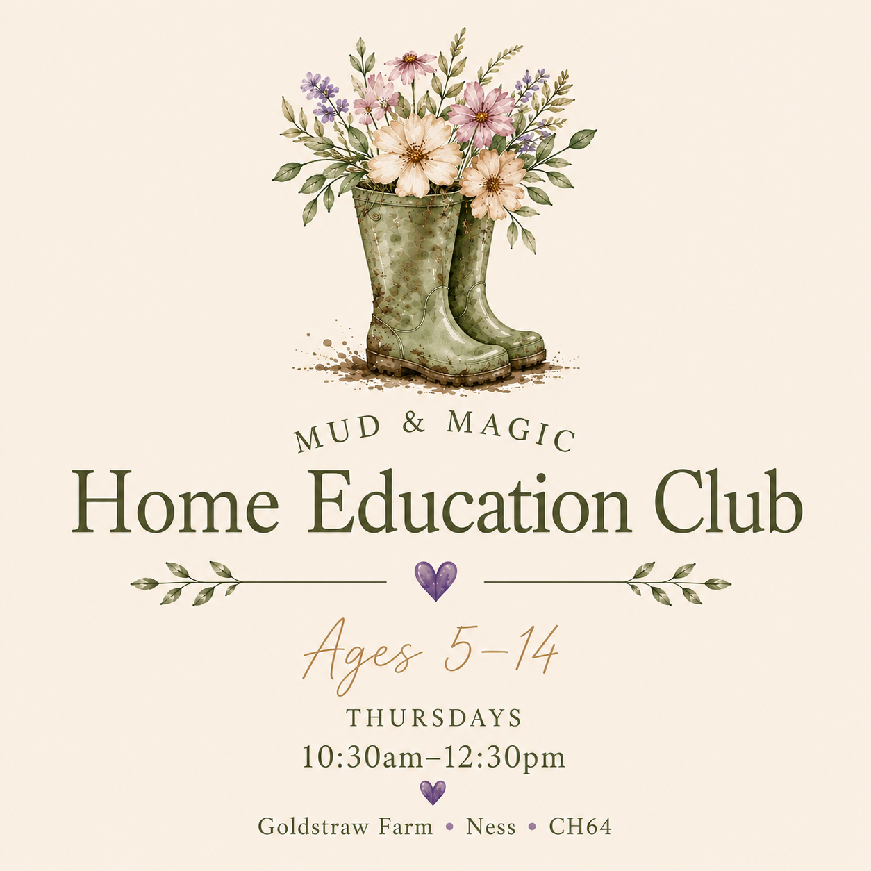 Home Education Club (Ages 5–14)

Thursdays | 10:30am–12:30pm